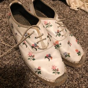 Saint Laurent flower shoes